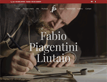 Tablet Screenshot of fabiopiagentini.it